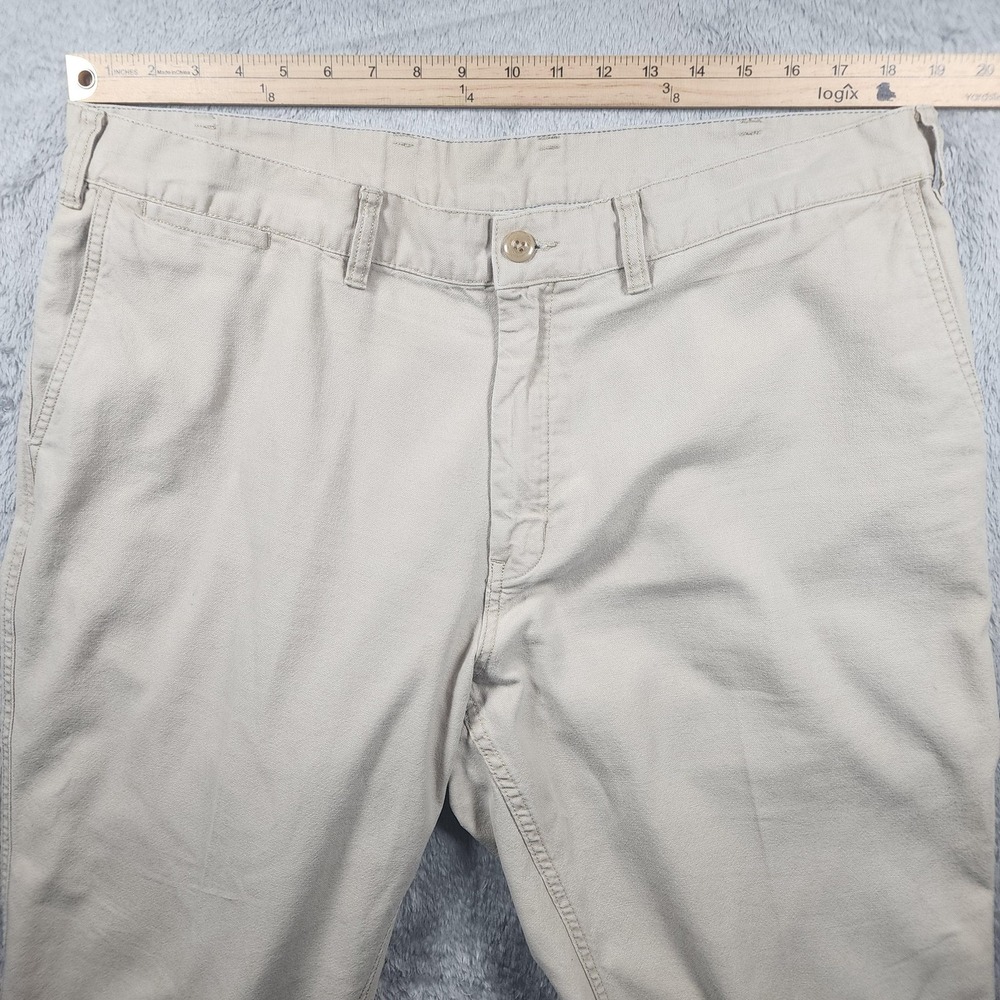 Patagonia Pants Mens 38x31 Beige Khaki Organic Cotton Chino Straight Leg Casual - Picture 5 of 16
